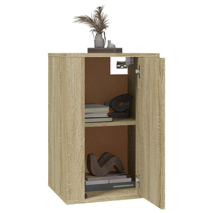vidaXL 2 Piece Wall-mounted TV Cabinet Set Sonoma Oak 40x34,5x60 cm