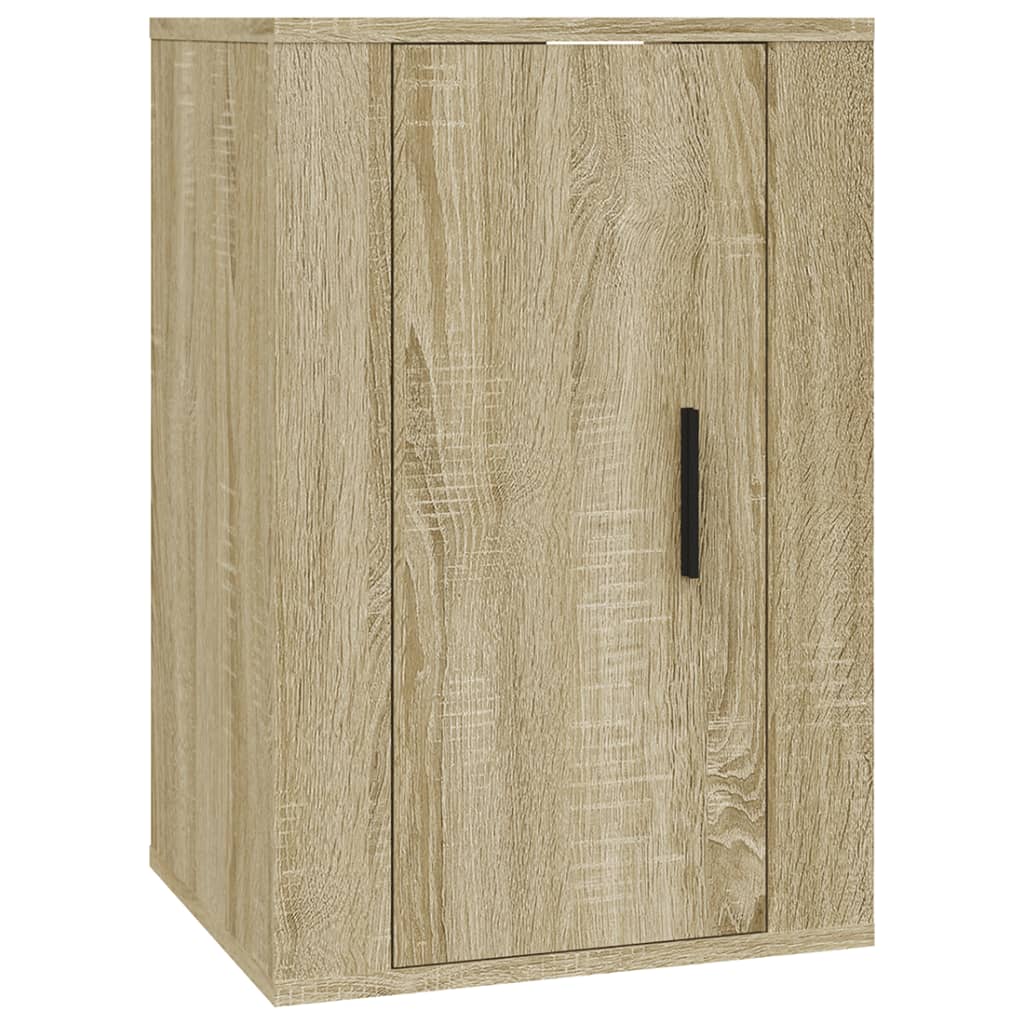 vidaXL 2 Piece Wall-mounted TV Cabinet Set Sonoma Oak 40x34,5x60 cm