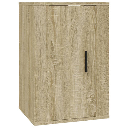 vidaXL 2 Piece Wall-mounted TV Cabinet Set Sonoma Oak 40x34,5x60 cm