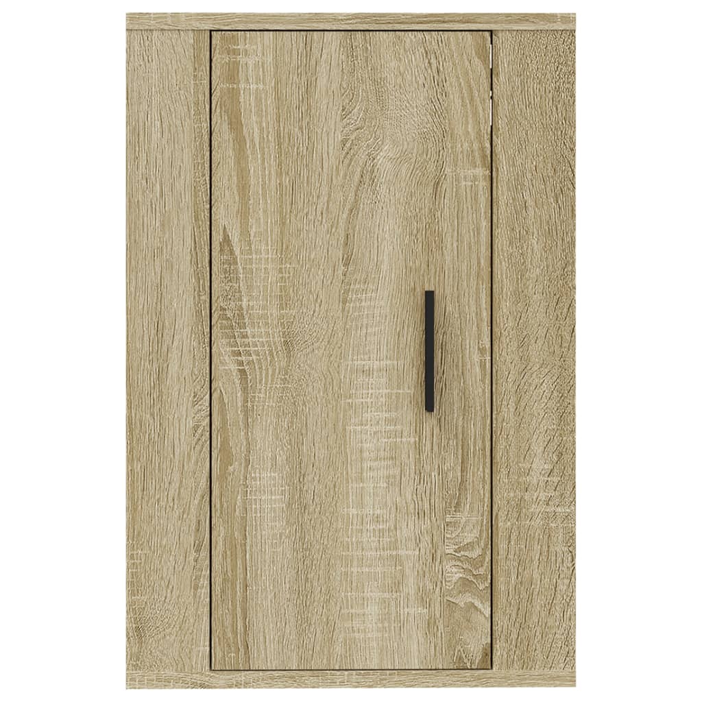 vidaXL 2 Piece Wall-mounted TV Cabinet Set Sonoma Oak 40x34,5x60 cm