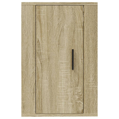 vidaXL 2 Piece Wall-mounted TV Cabinet Set Sonoma Oak 40x34,5x60 cm