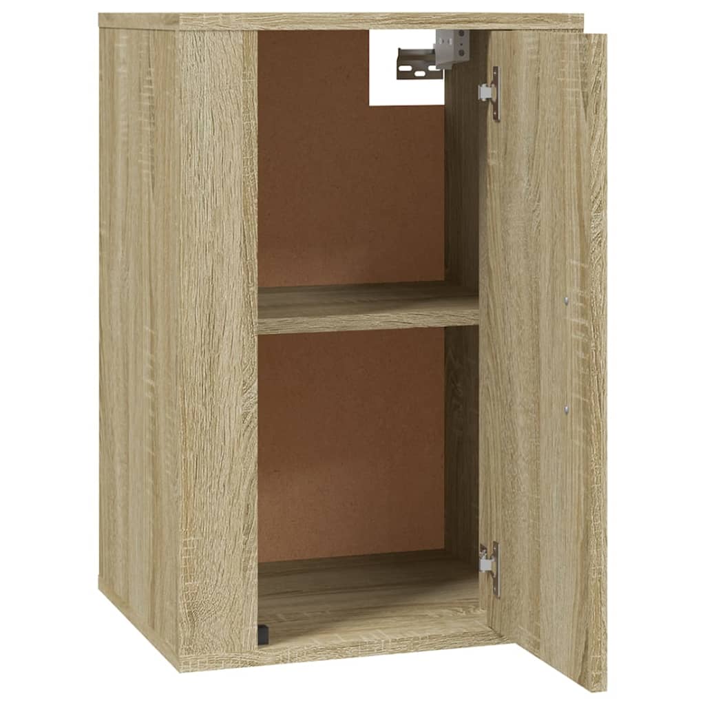 vidaXL 2 Piece Wall-mounted TV Cabinet Set Sonoma Oak 40x34,5x60 cm