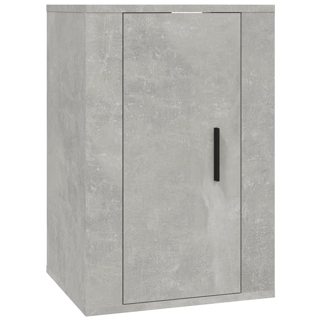 vidaXL Wall Mounted TV Cabinet Concrete Grey 40x34,5x60 cm