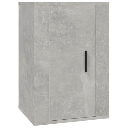 vidaXL Wall Mounted TV Cabinet Concrete Grey 40x34,5x60 cm