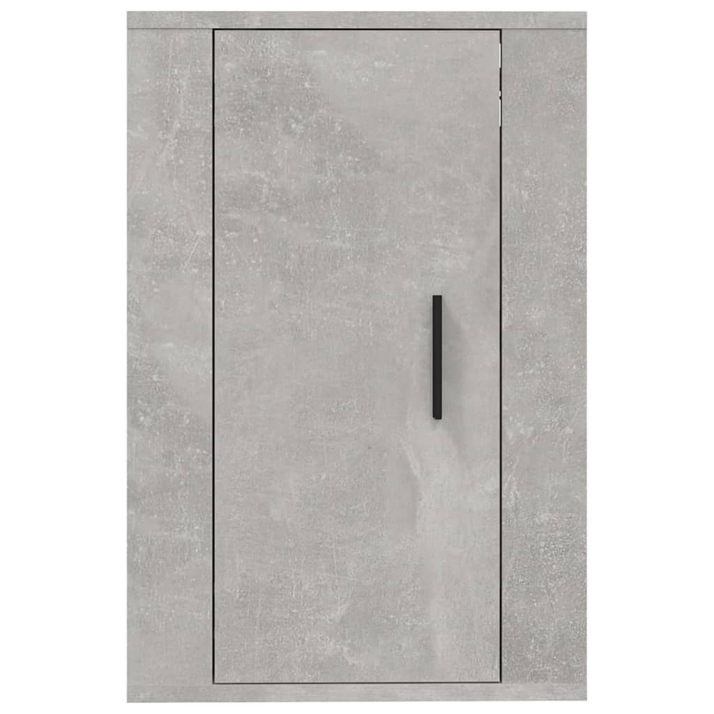 vidaXL Wall Mounted TV Cabinet Concrete Grey 40x34,5x60 cm