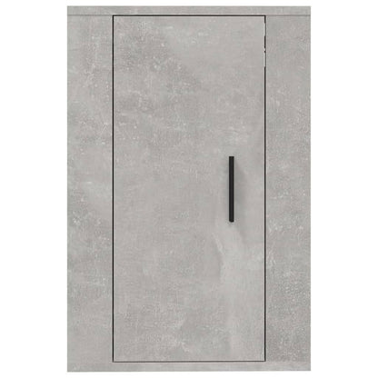 vidaXL Wall Mounted TV Cabinet Concrete Grey 40x34,5x60 cm