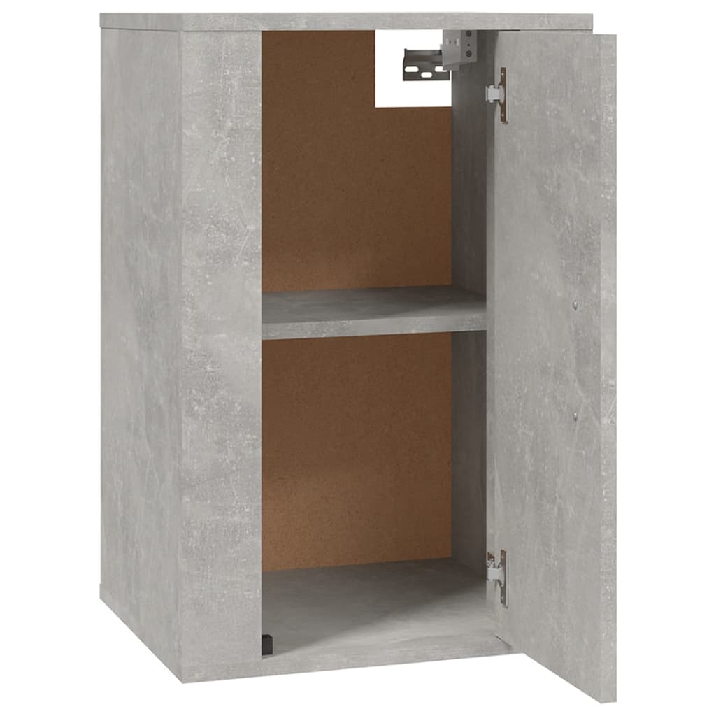 vidaXL Wall Mounted TV Cabinet Concrete Grey 40x34,5x60 cm