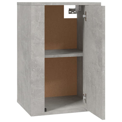 vidaXL Wall Mounted TV Cabinet Concrete Grey 40x34,5x60 cm