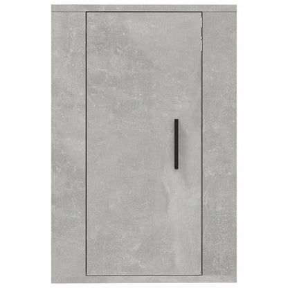 vidaXL 2 Piece Wall-mounted TV Cabinet Set Concrete Grey 40x34,5x60 cm