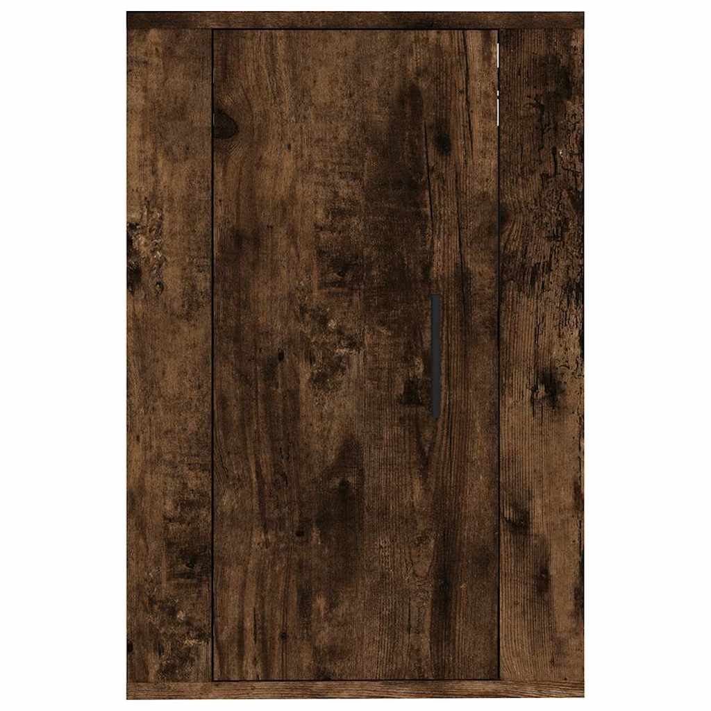 vidaXL 2 Piece Wall-mounted TV Cabinet Set Smoked Oak 40x34,5x60 cm
