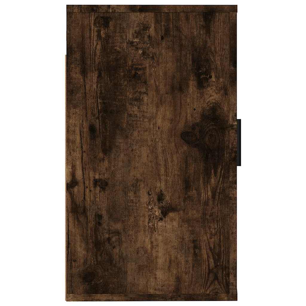 vidaXL 2 Piece Wall-mounted TV Cabinet Set Smoked Oak 40x34,5x60 cm