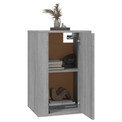 vidaXL 2 Piece Wall-mounted TV Cabinet Set Grey Sonoma 40x34,5x60 cm