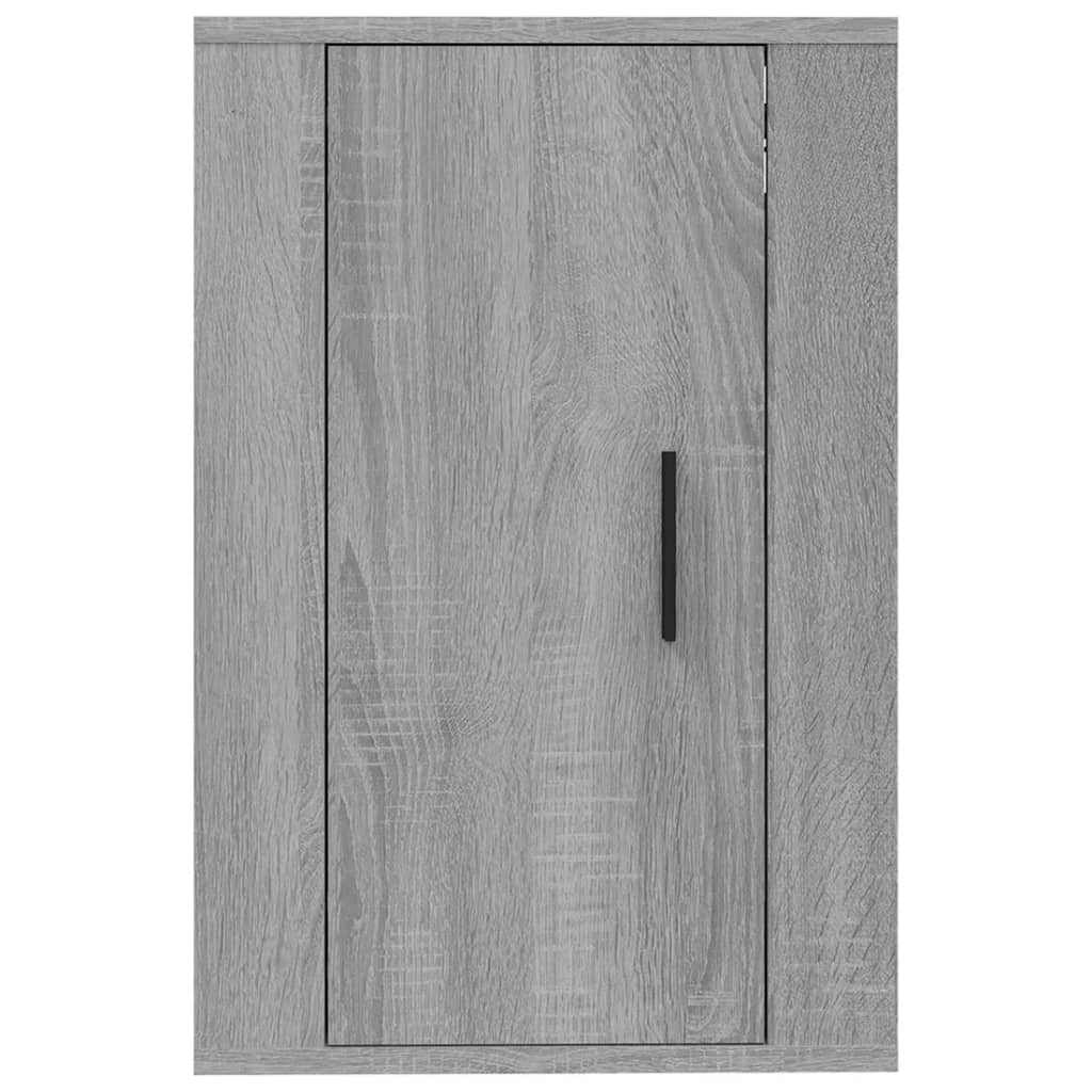 vidaXL 2 Piece Wall-mounted TV Cabinet Set Grey Sonoma 40x34,5x60 cm