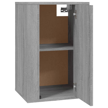 vidaXL 2 Piece Wall-mounted TV Cabinet Set Grey Sonoma 40x34,5x60 cm