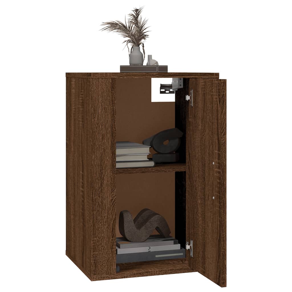 vidaXL Wall Mounted TV Cabinet Brown Oak 40x34,5x60 cm