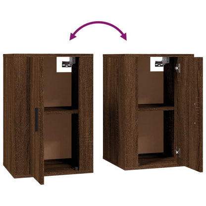 vidaXL Wall Mounted TV Cabinet Brown Oak 40x34,5x60 cm