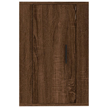vidaXL 2 Piece Wall-mounted TV Cabinet Set Brown Oak 40x34,5x60 cm