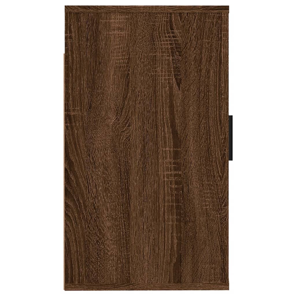 vidaXL 2 Piece Wall-mounted TV Cabinet Set Brown Oak 40x34,5x60 cm