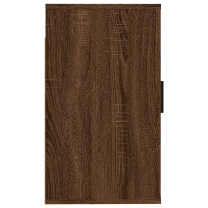 vidaXL 2 Piece Wall-mounted TV Cabinet Set Brown Oak 40x34,5x60 cm