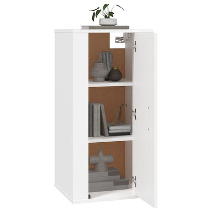 vidaXL Wall Mounted TV Cabinet White 40x34,5x80 cm