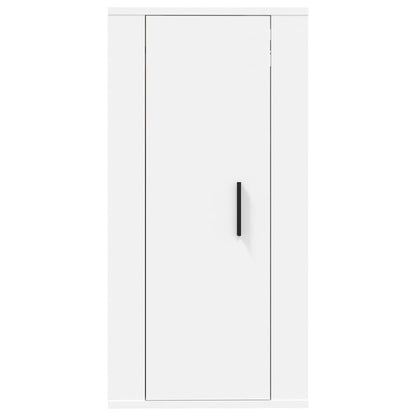 vidaXL Wall Mounted TV Cabinet White 40x34,5x80 cm