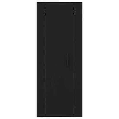 vidaXL Wall Mounted TV Cabinet Black 40x34,5x100 cm