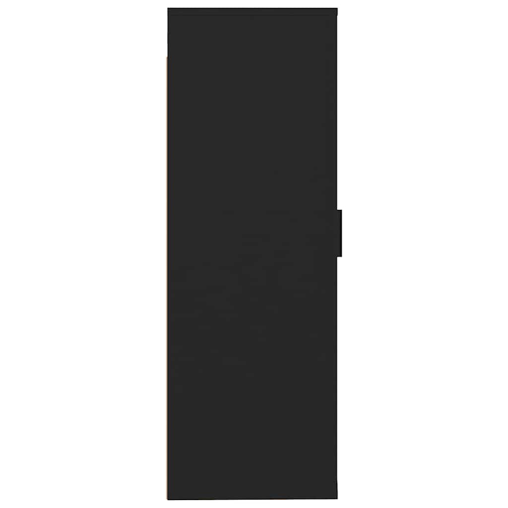 vidaXL Wall Mounted TV Cabinet Black 40x34,5x100 cm