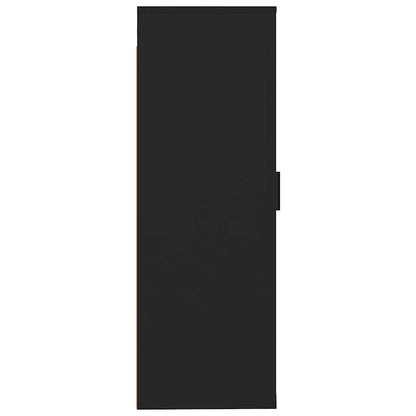 vidaXL Wall Mounted TV Cabinet Black 40x34,5x100 cm