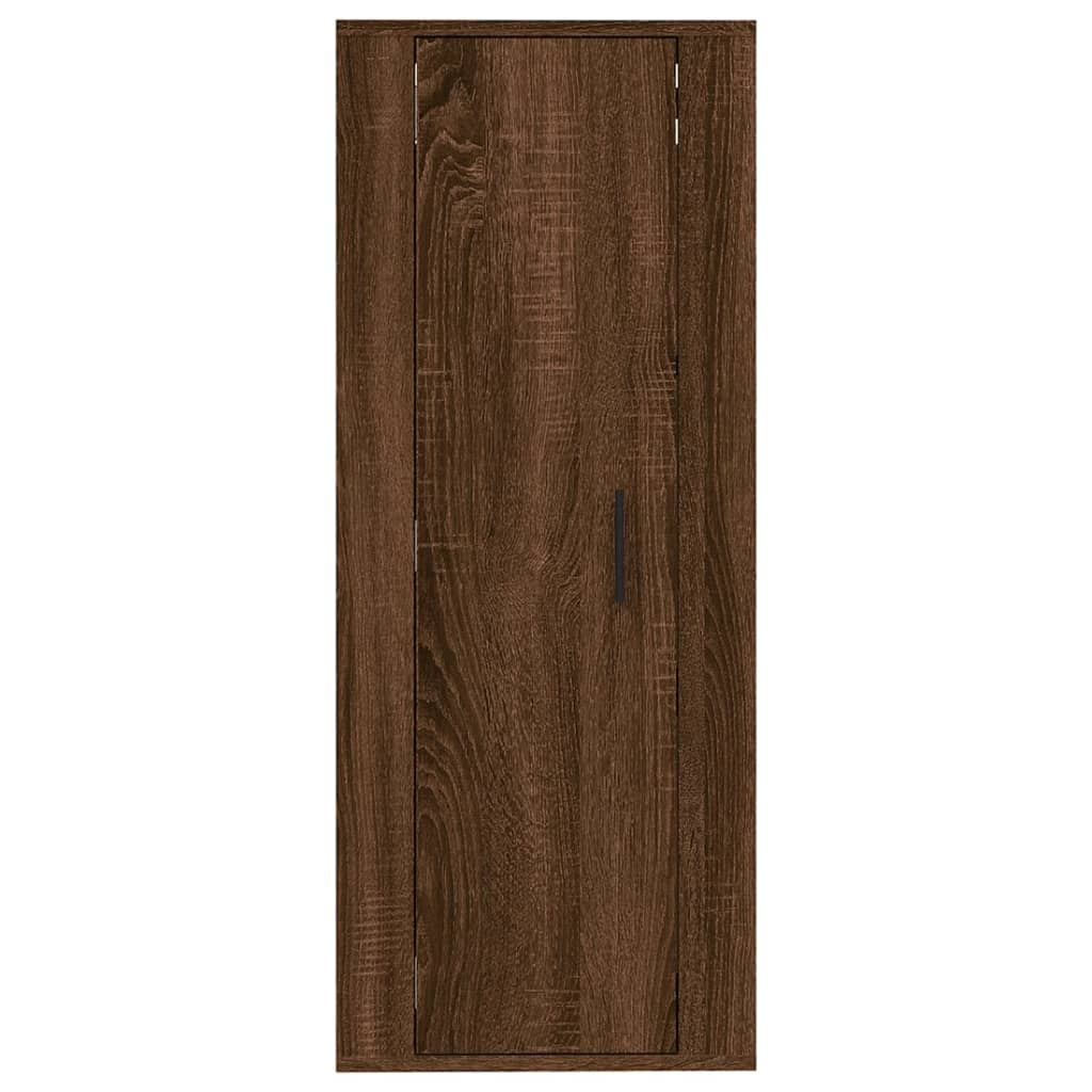 vidaXL Wall Mounted TV Cabinet Brown Oak 40x34,5x100 cm