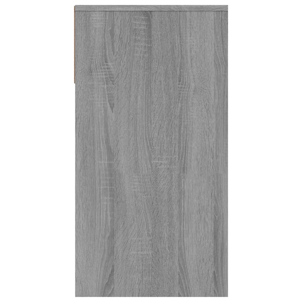 vidaXL Console Table Grey Sonoma 100x39x75 cm Engineered Wood