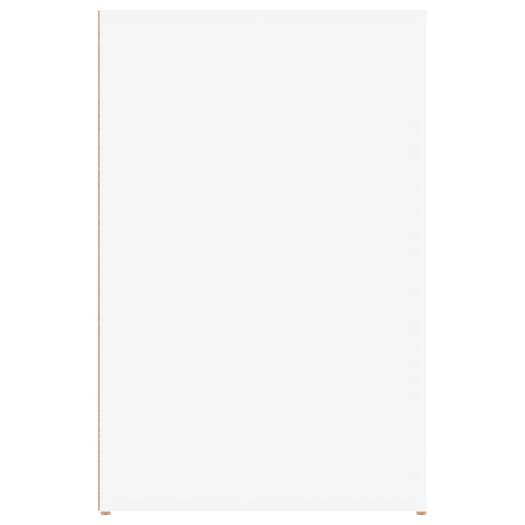 vidaXL Desk White 100x49x75 cm Engineered Wood