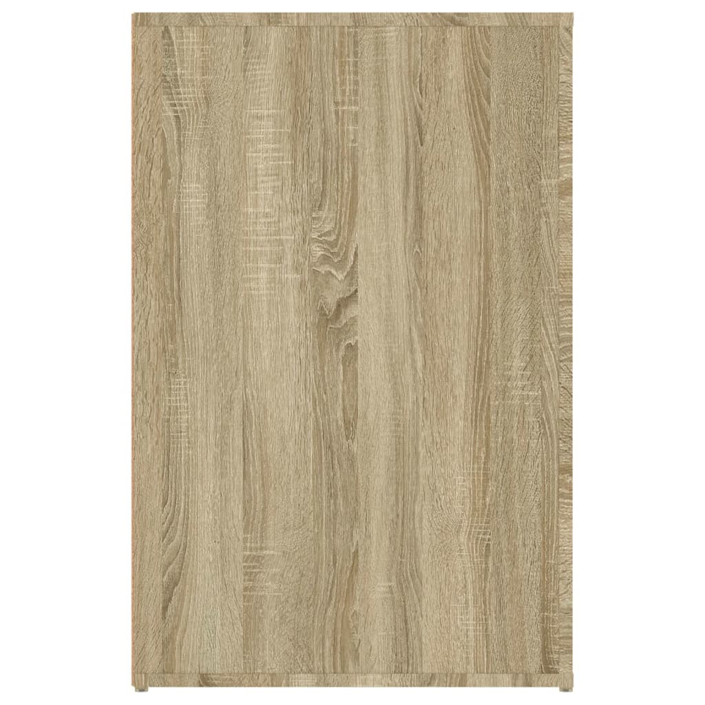 vidaXL Desk Sonoma Oak 100x49x75 cm Engineered Wood
