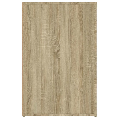 vidaXL Desk Sonoma Oak 100x49x75 cm Engineered Wood