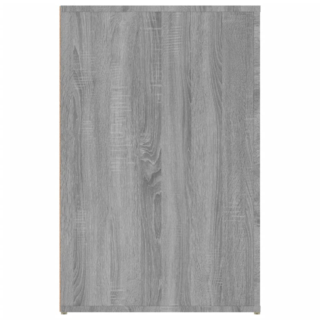 vidaXL Desk Grey Sonoma 100x49x75 cm Engineered Wood