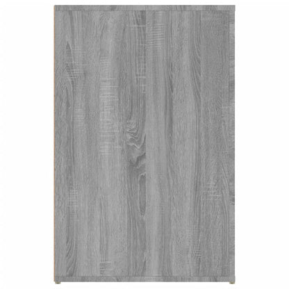 vidaXL Desk Grey Sonoma 100x49x75 cm Engineered Wood