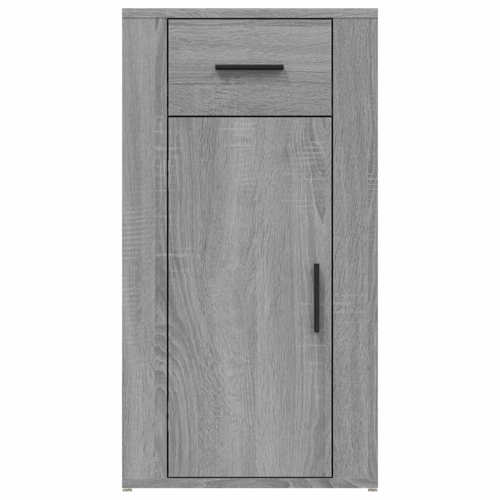 vidaXL Desk Cabinet Grey Sonoma 40x49x75 cm Engineered Wood