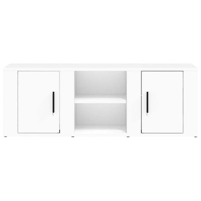 vidaXL TV Cabinet White 100x31,5x35 cm Engineered Wood