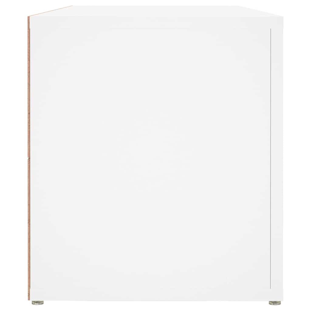 vidaXL TV Cabinet White 100x31,5x35 cm Engineered Wood