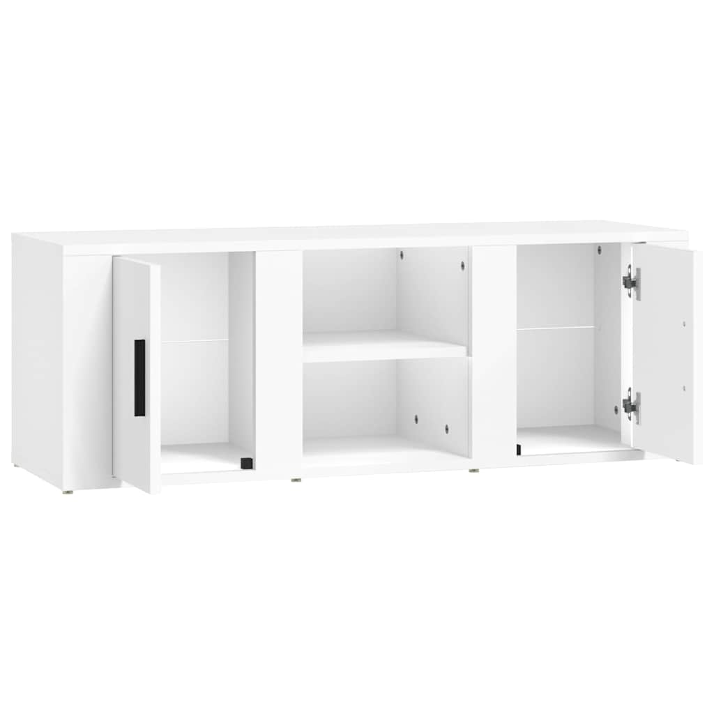 vidaXL TV Cabinet White 100x31,5x35 cm Engineered Wood