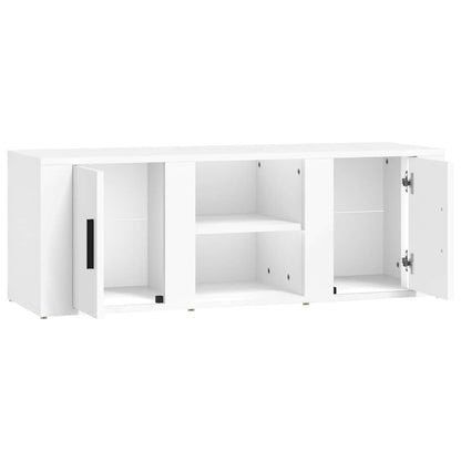 vidaXL TV Cabinet White 100x31,5x35 cm Engineered Wood
