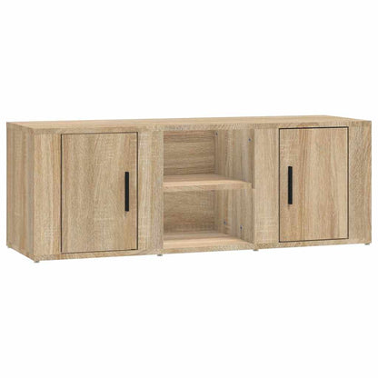 vidaXL TV Cabinet Sonoma Oak 100x31,5x35 cm Engineered Wood