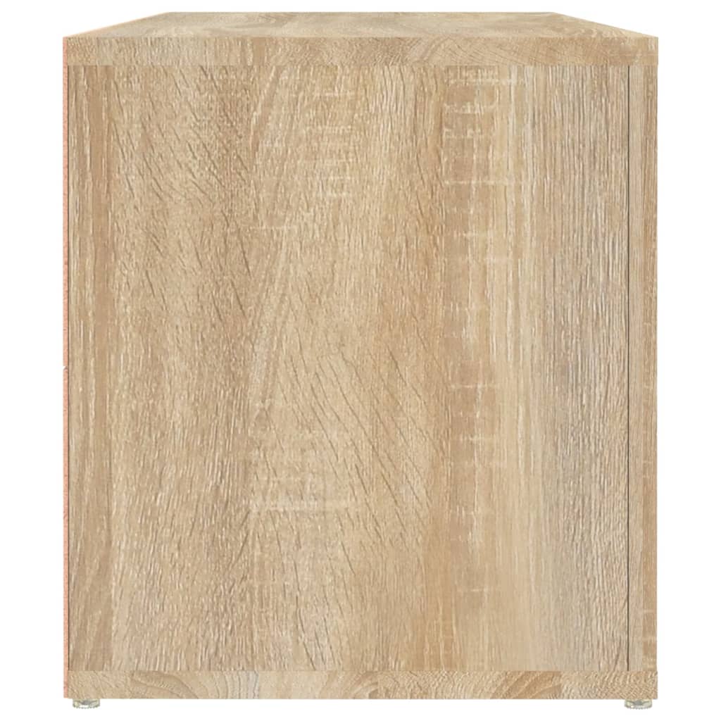vidaXL TV Cabinet Sonoma Oak 100x31.5x35 cm Engineered Wood