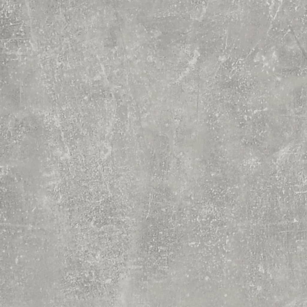vidaXL TV Cabinet Concrete Grey 100x31.5x35 cm Engineered Wood