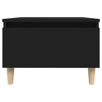 vidaXL Side Table Black 50x46x35 cm Engineered Wood