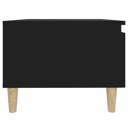 vidaXL Side Table Black 50x46x35 cm Engineered Wood