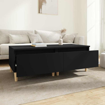 vidaXL Side Tables 2 pcs Black 50x46x35 cm Engineered Wood