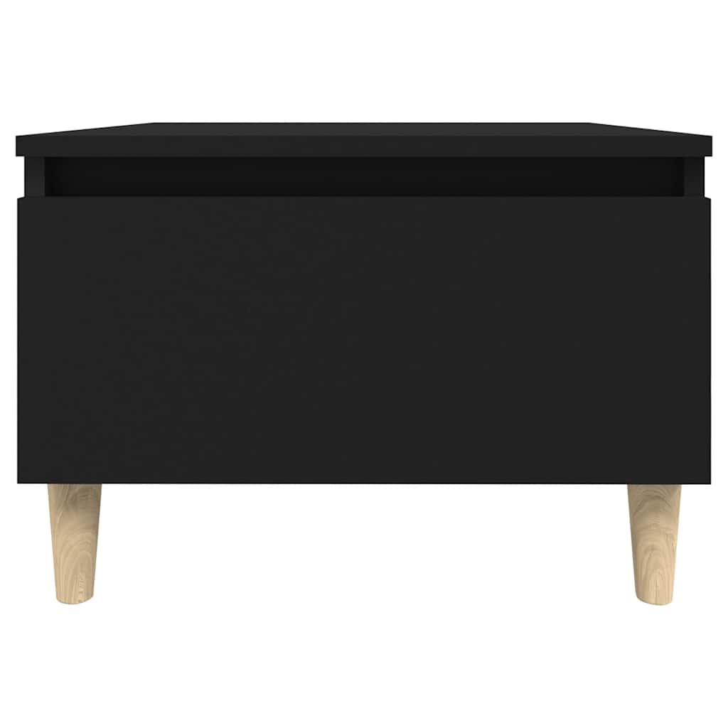 vidaXL Side Tables 2 pcs Black 50x46x35 cm Engineered Wood