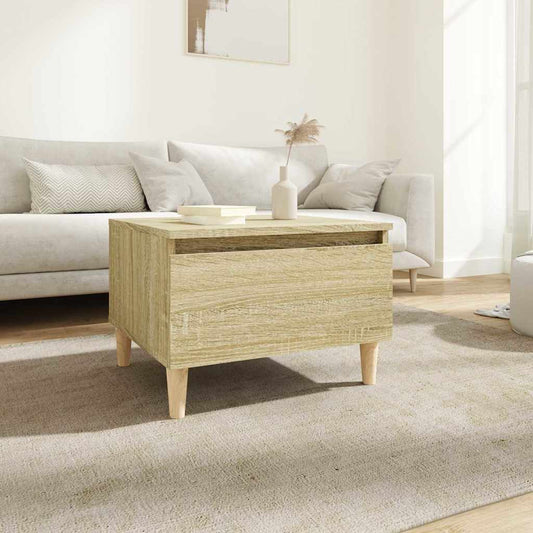 vidaXL Side Table Sonoma Oak 50x46x35 cm Engineered Wood