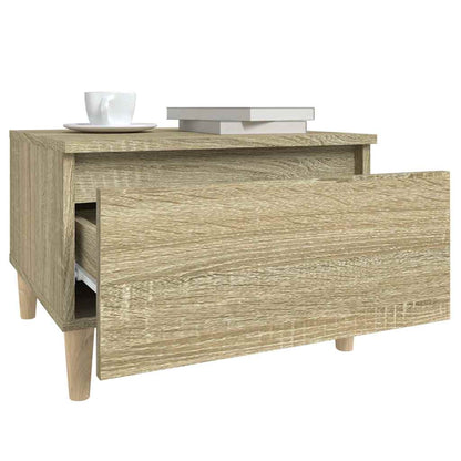 vidaXL Side Tables 2 pcs Sonoma Oak 50x46x35 cm Engineered Wood