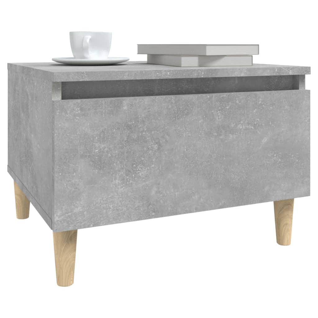 vidaXL Side Table Concrete Grey 50x46x35 cm Engineered Wood